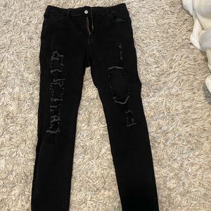 Ripped Black Jeans